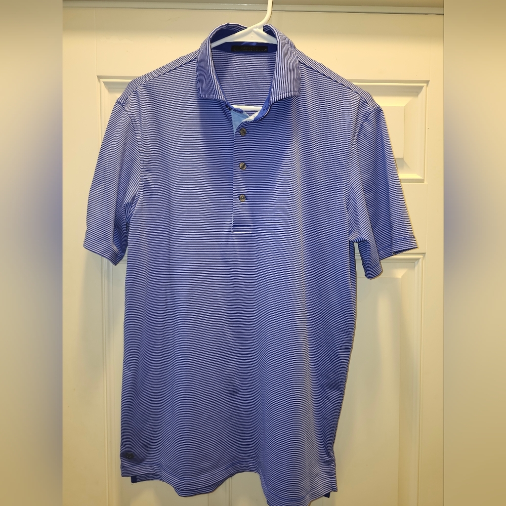Striped Greyson Golf Polo sz Medium